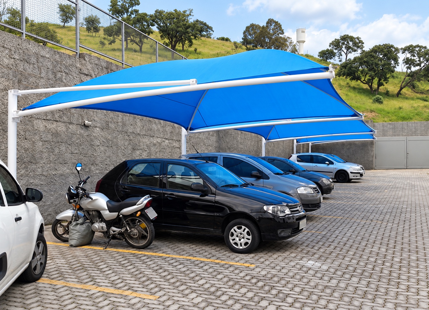 Cobertura de estacionamento